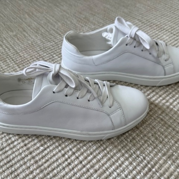 M. GEMI Palestra Due White Leather Sneakers Size 37.5 (US7) - Picture 5 of 8